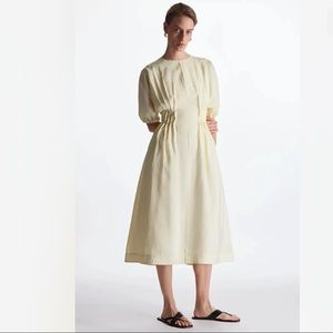 COS Gathered MIDI Dress